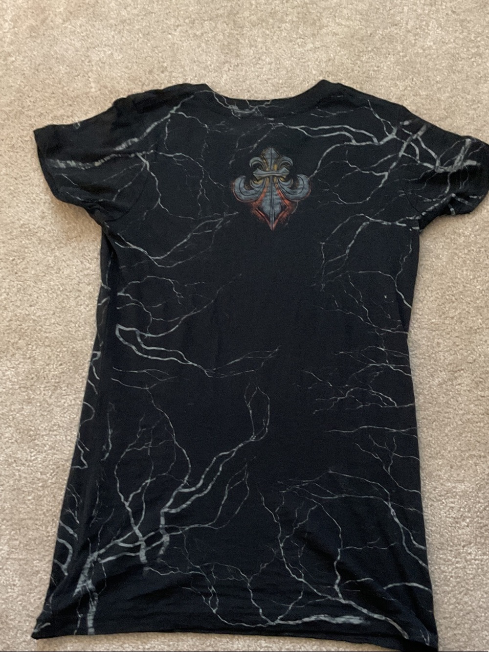 Affliction Black Snake & Flame Graphic Tee - Picture 3 of 3